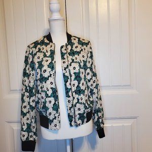 Who What Wear Floral Bomber Jacket